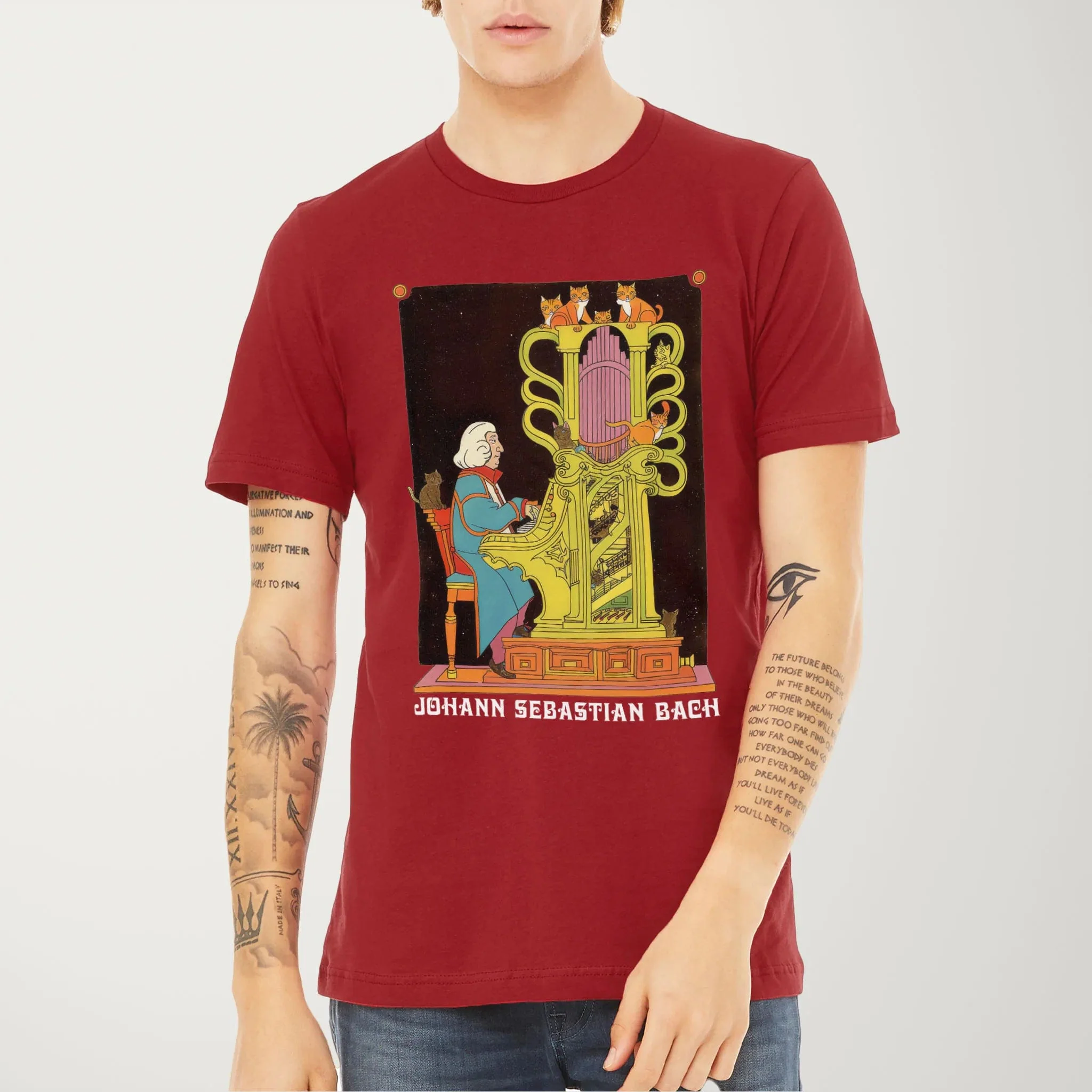Bach: Organ Cats T-Shirt - Image 15