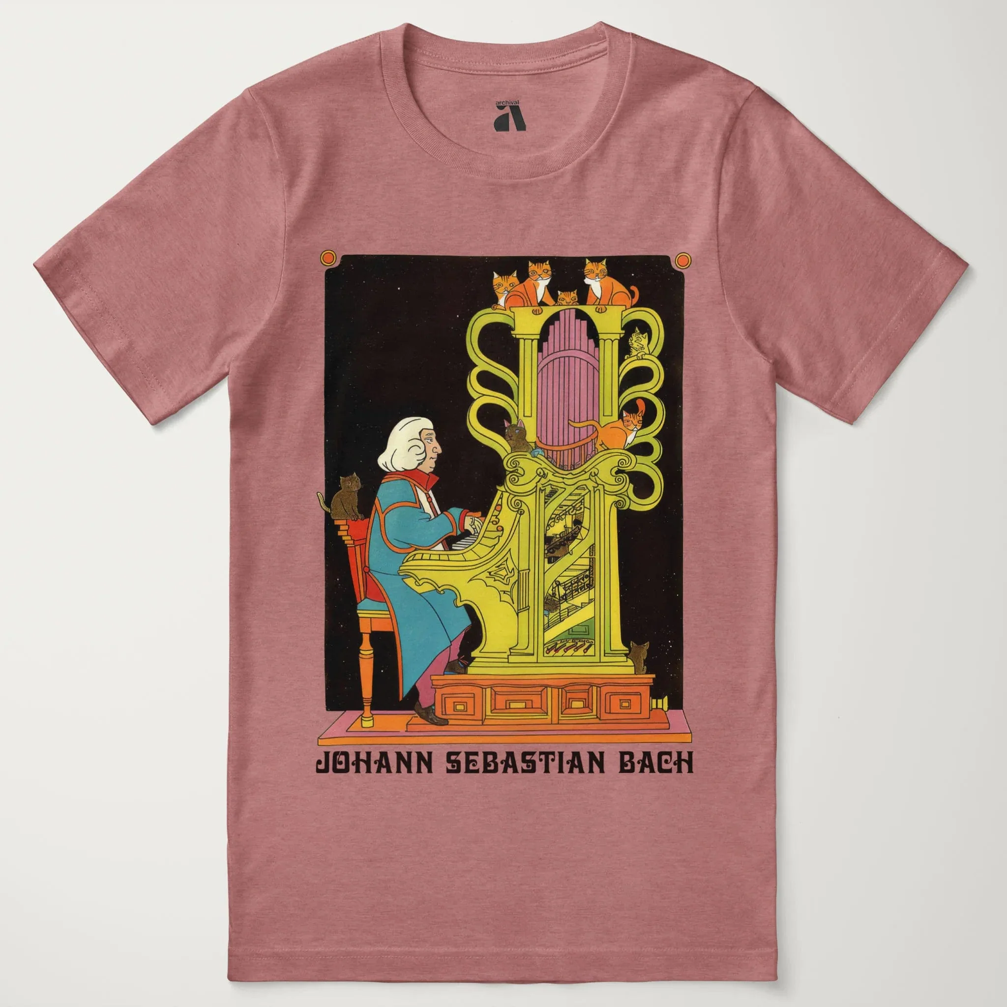 Bach: Organ Cats T-Shirt - Image 17