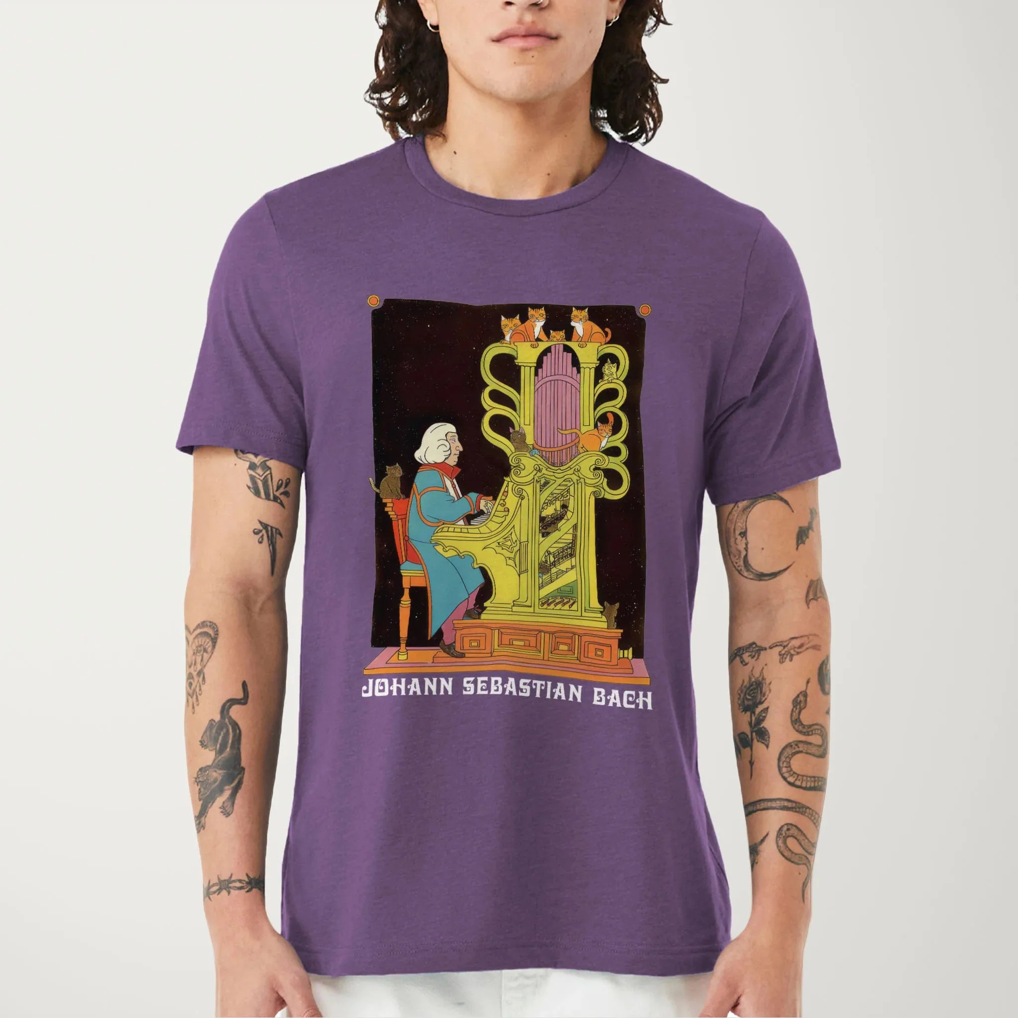 Bach: Organ Cats T-Shirt - Image 23