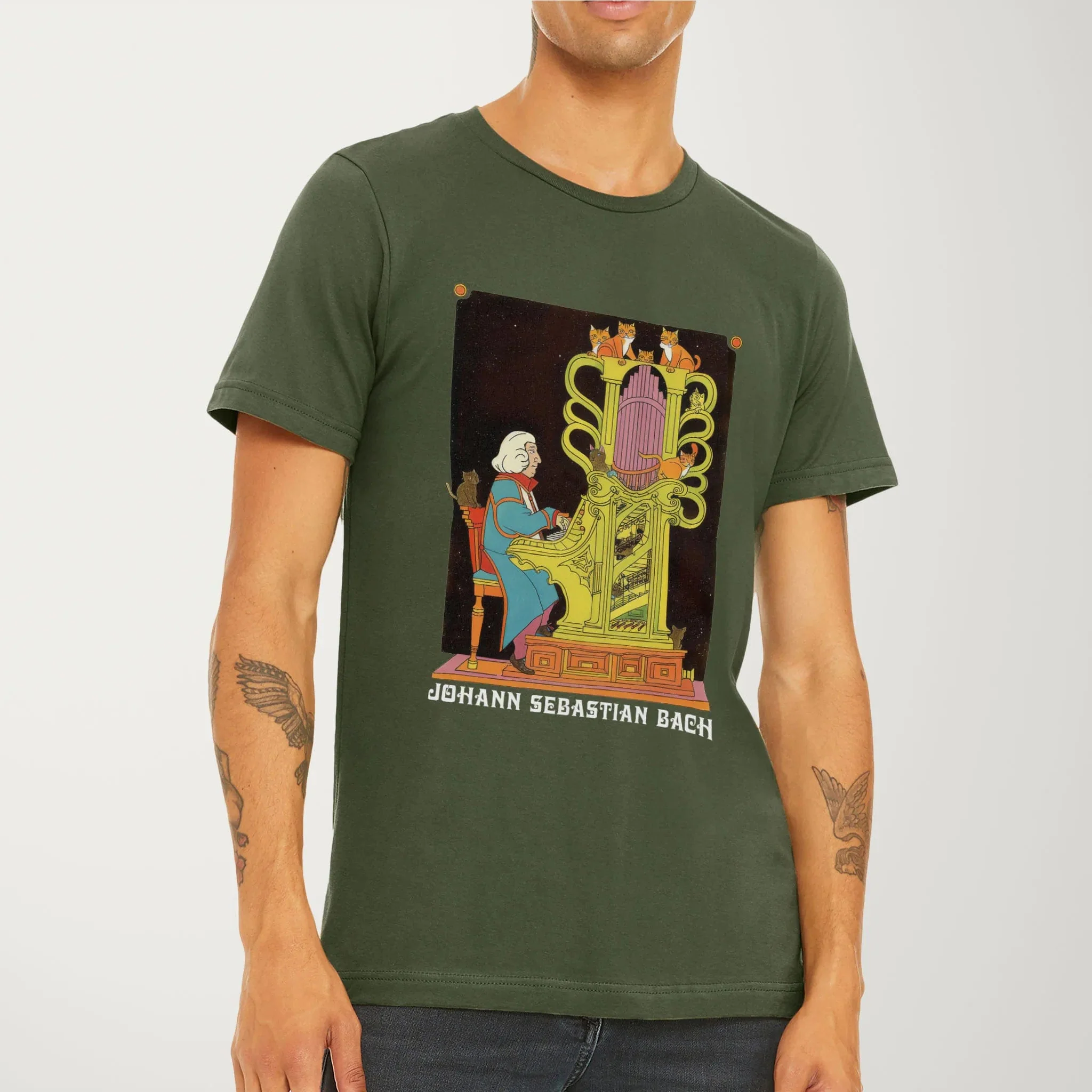 Bach: Organ Cats T-Shirt - Image 27