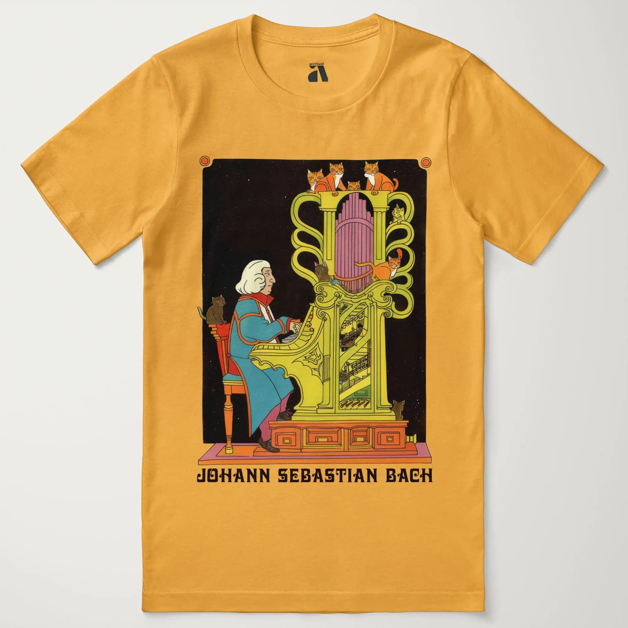 Bach: Organ Cats T-Shirt - Image 29