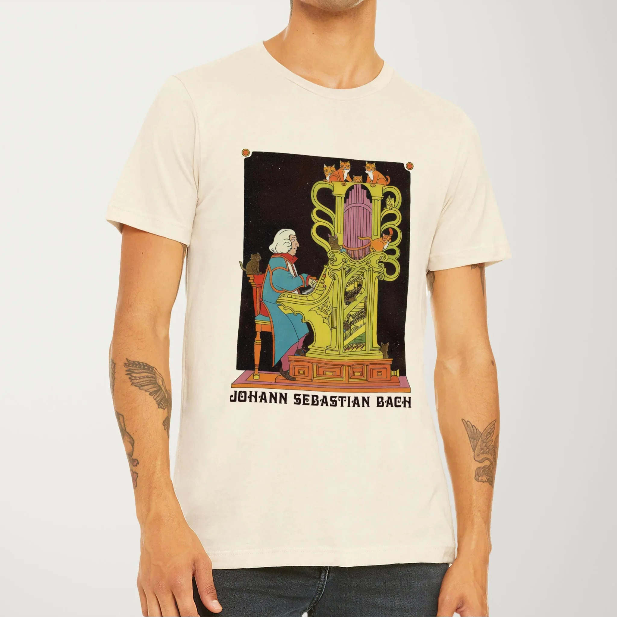 Bach: Organ Cats T-Shirt - Image 35