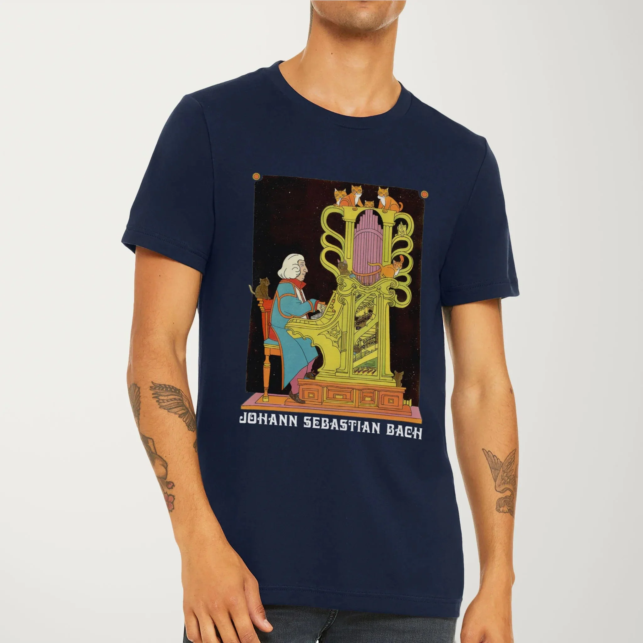 Bach: Organ Cats T-Shirt - Image 39