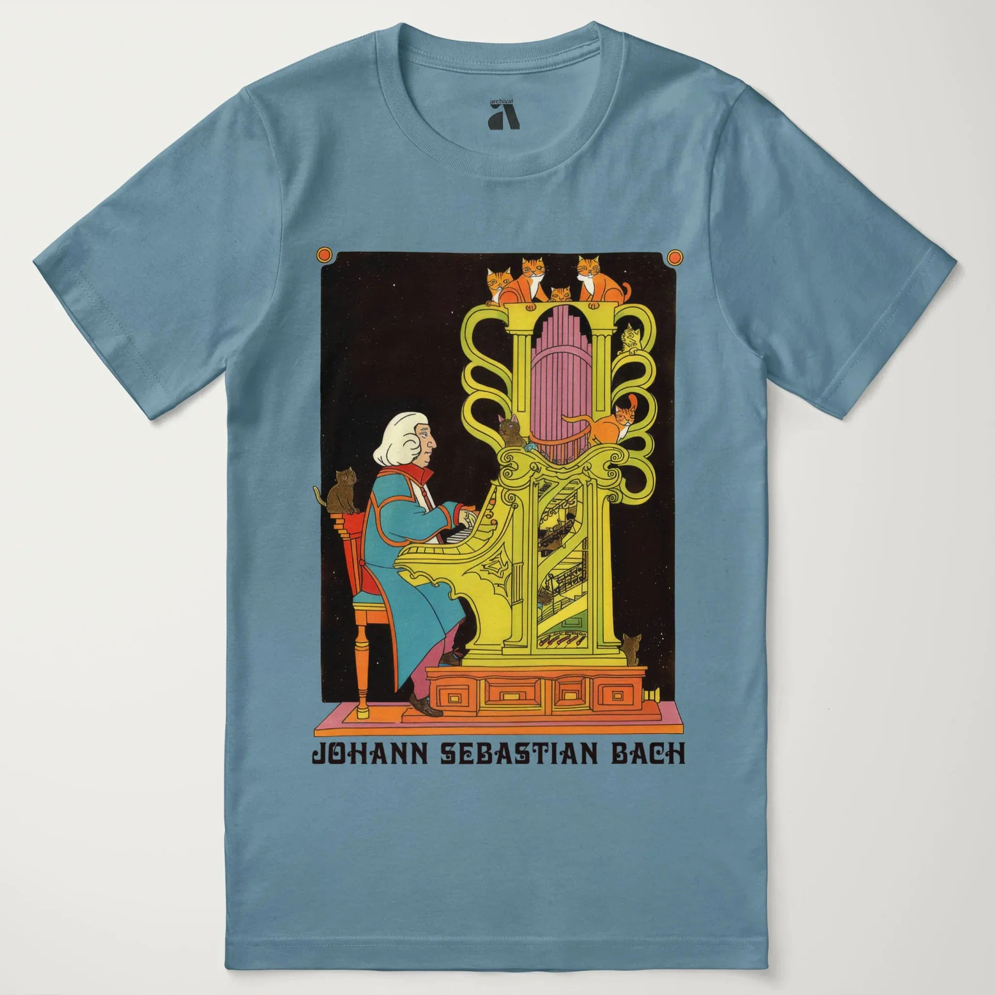 Bach: Organ Cats T-Shirt - Image 41