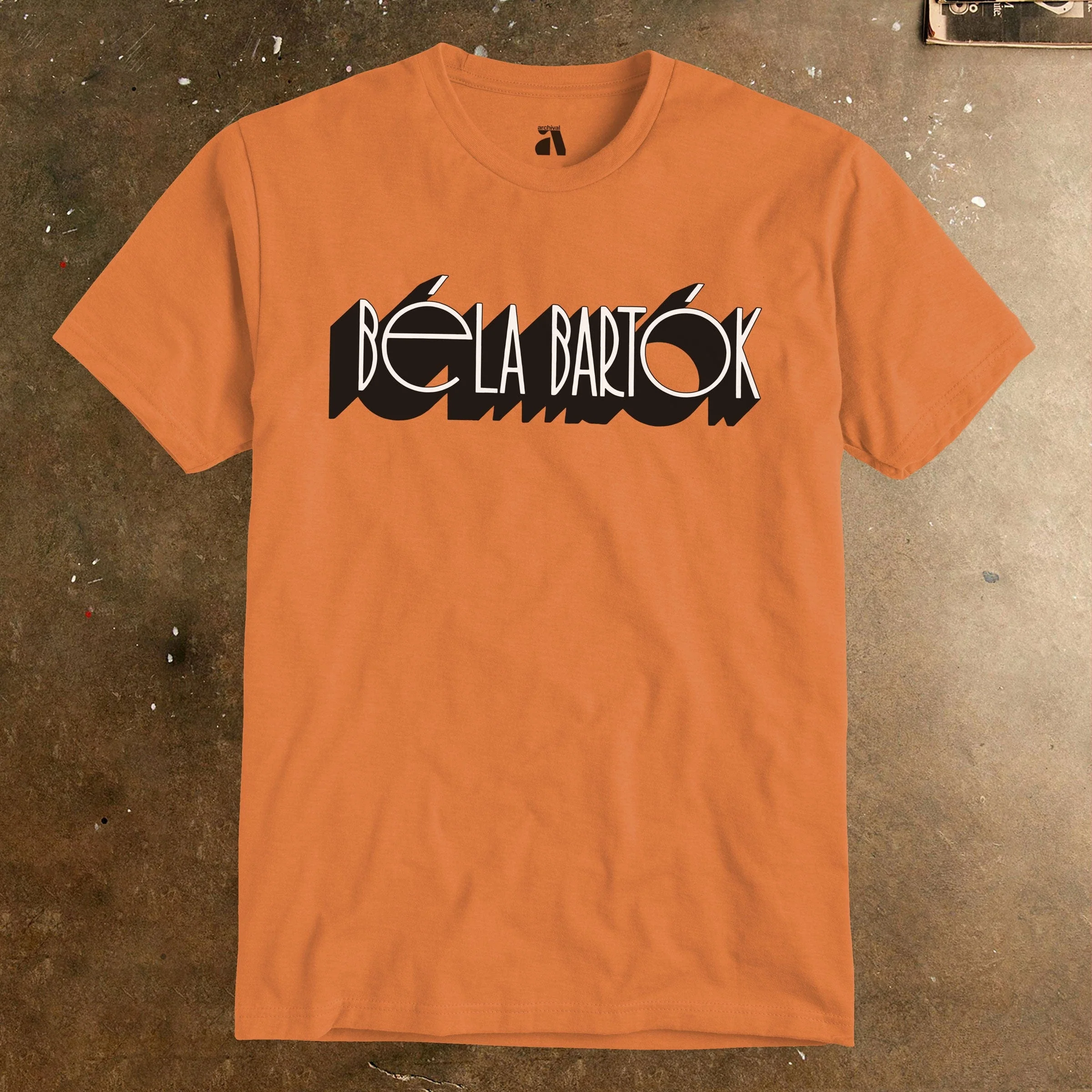 Béla Bartók: Wordmark T-Shirt - Image 3