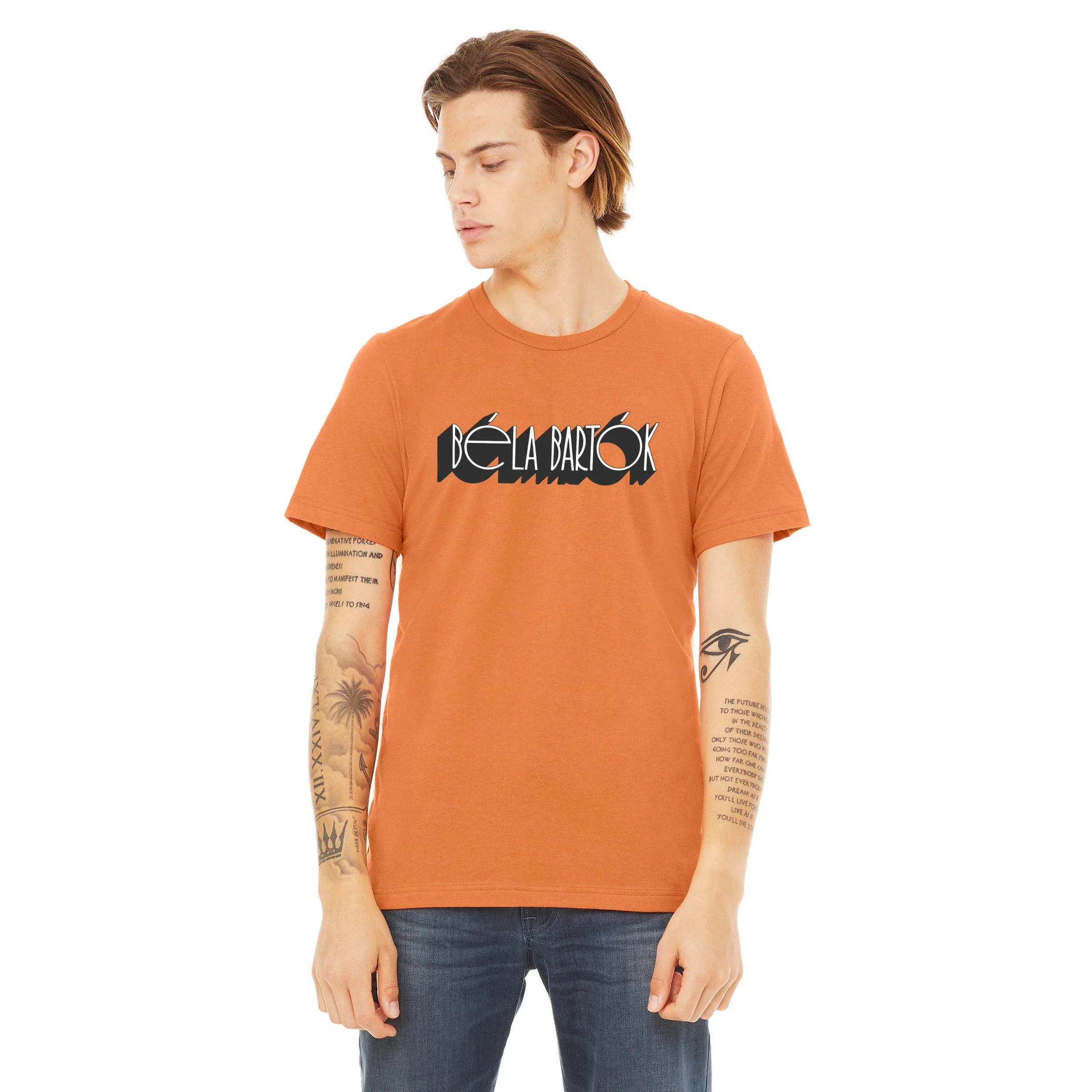 Béla Bartók: Wordmark T-Shirt - Image 4