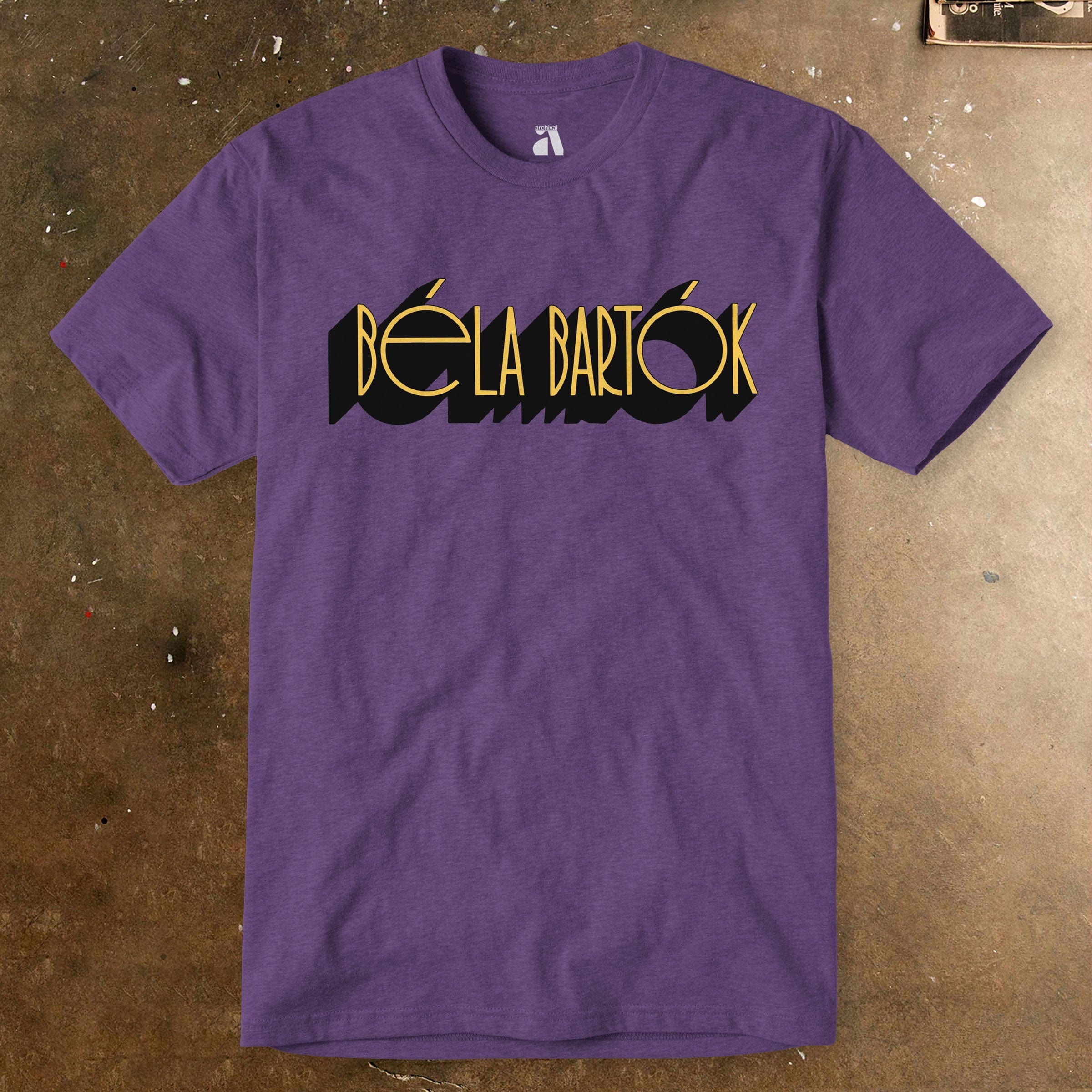 Béla Bartók: Wordmark T-Shirt - Image 5