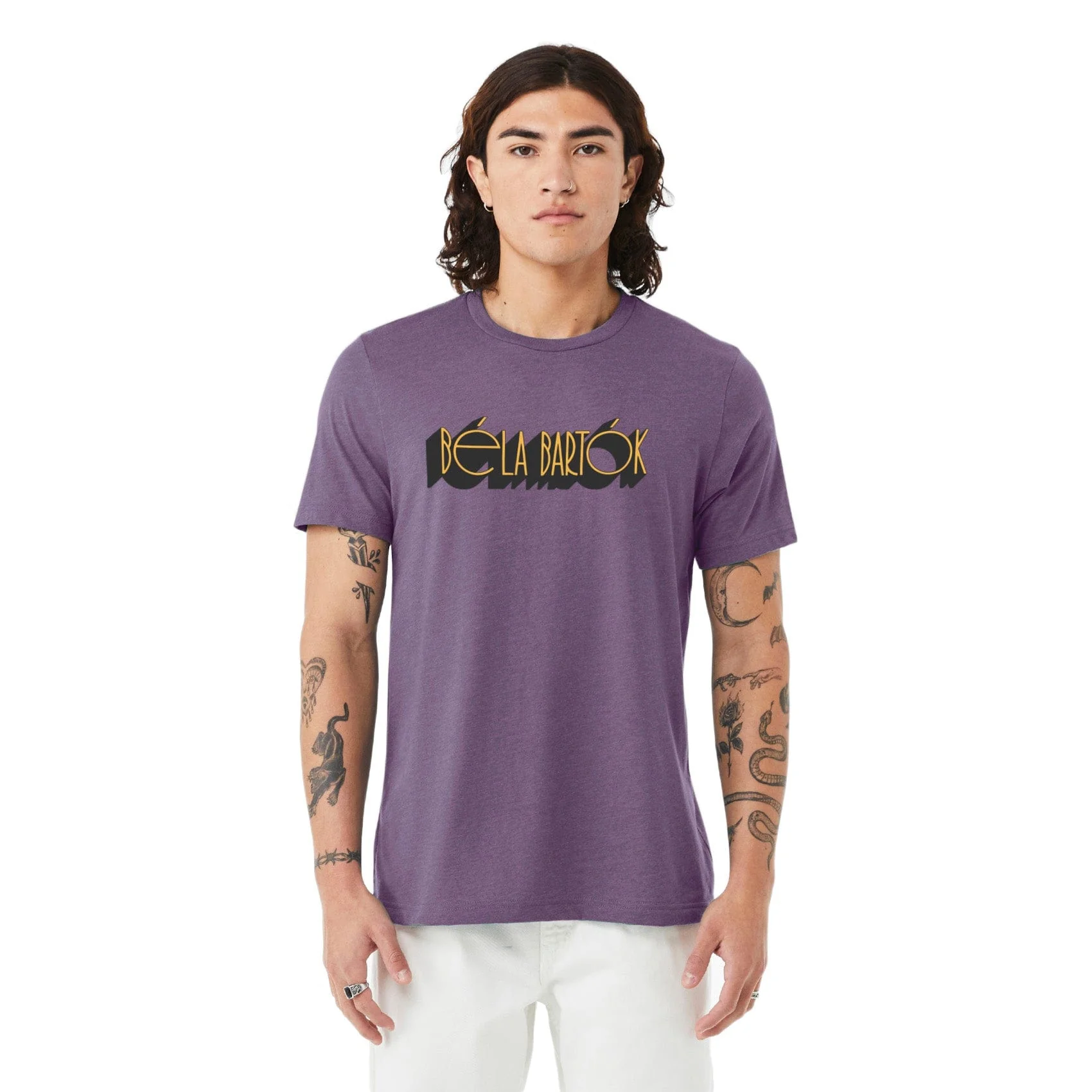 Béla Bartók: Wordmark T-Shirt - Image 6