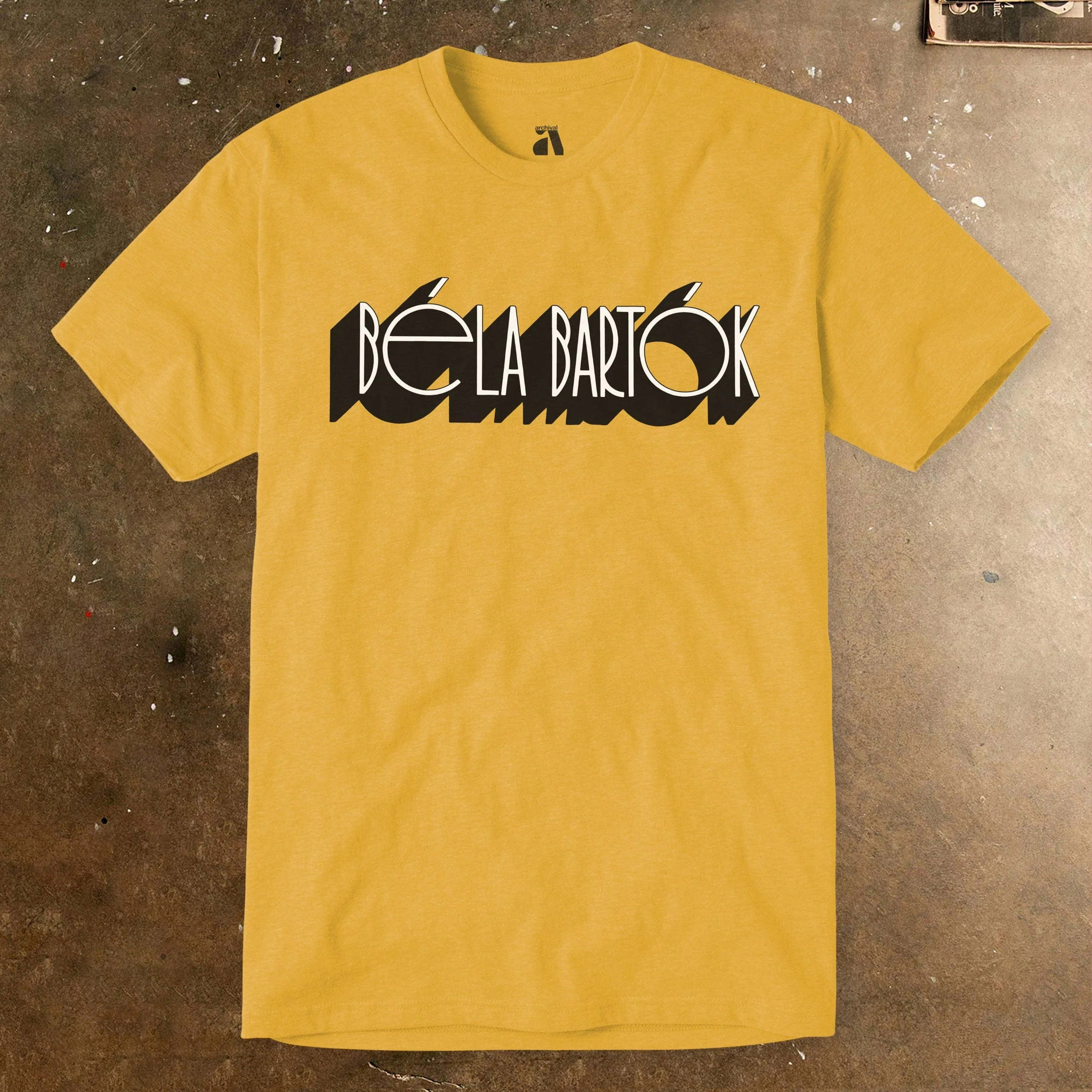 Béla Bartók: Wordmark T-Shirt - Image 7