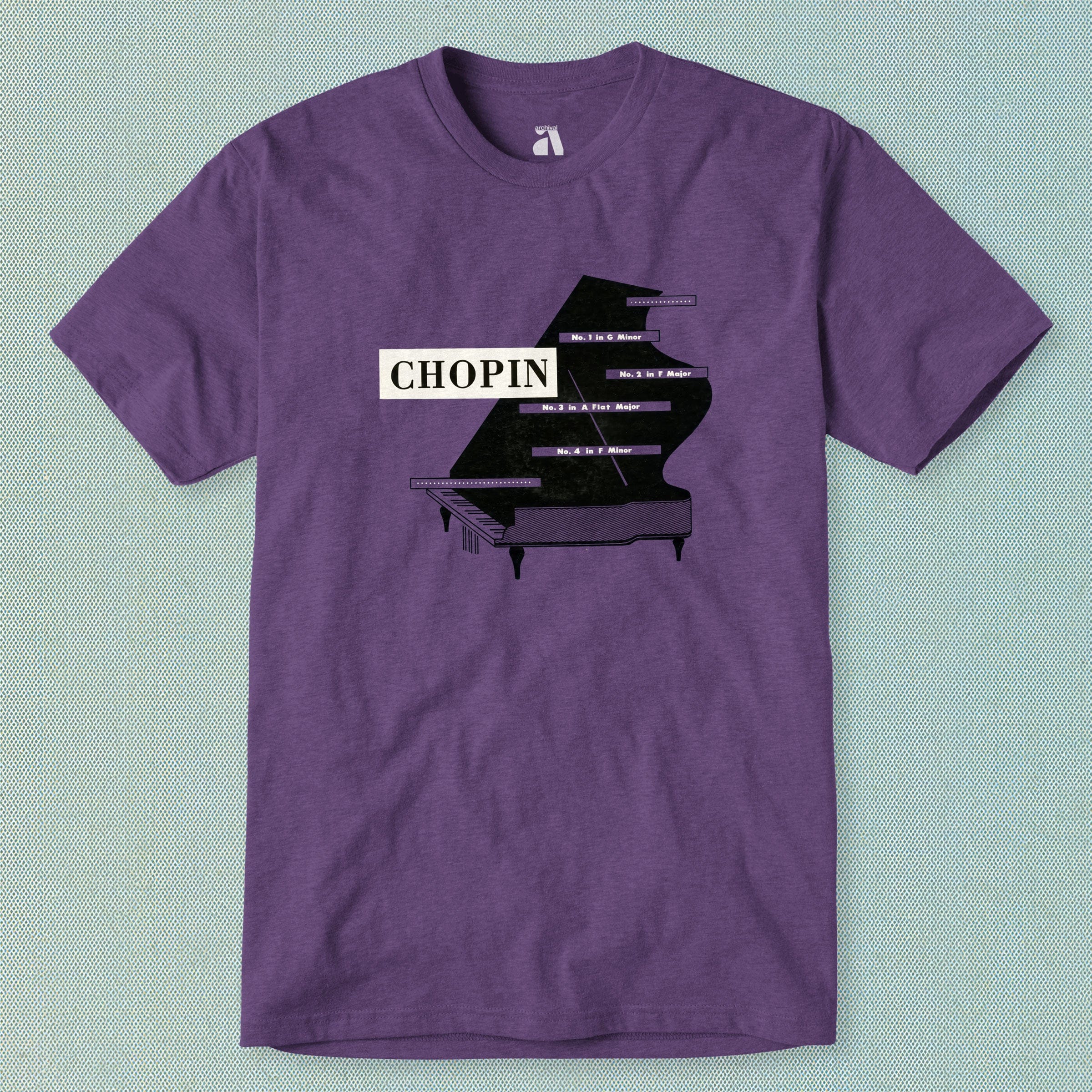 Chopin: Piano Ballades T-Shirt - Image 3