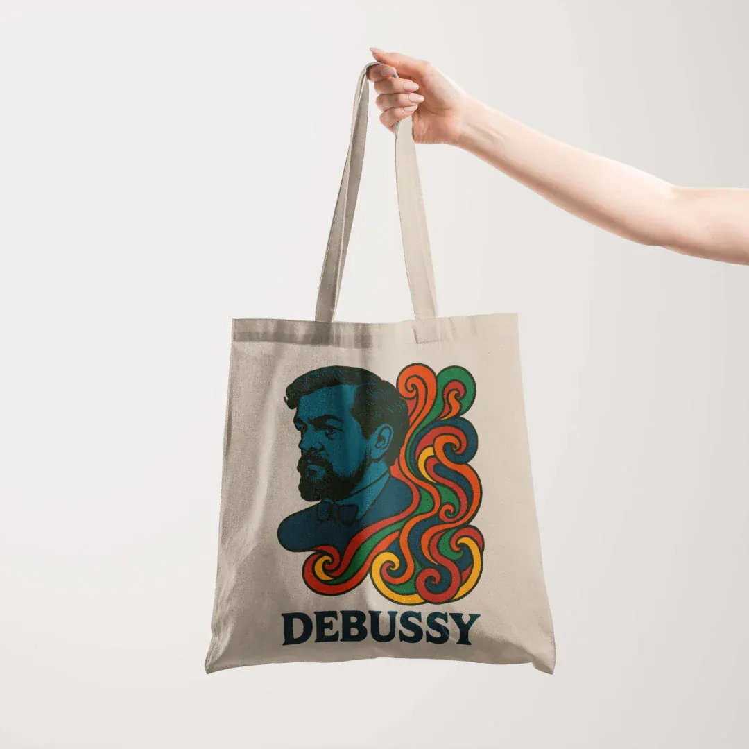 Debussy: Tone Poem Canvas Tote - Image 3