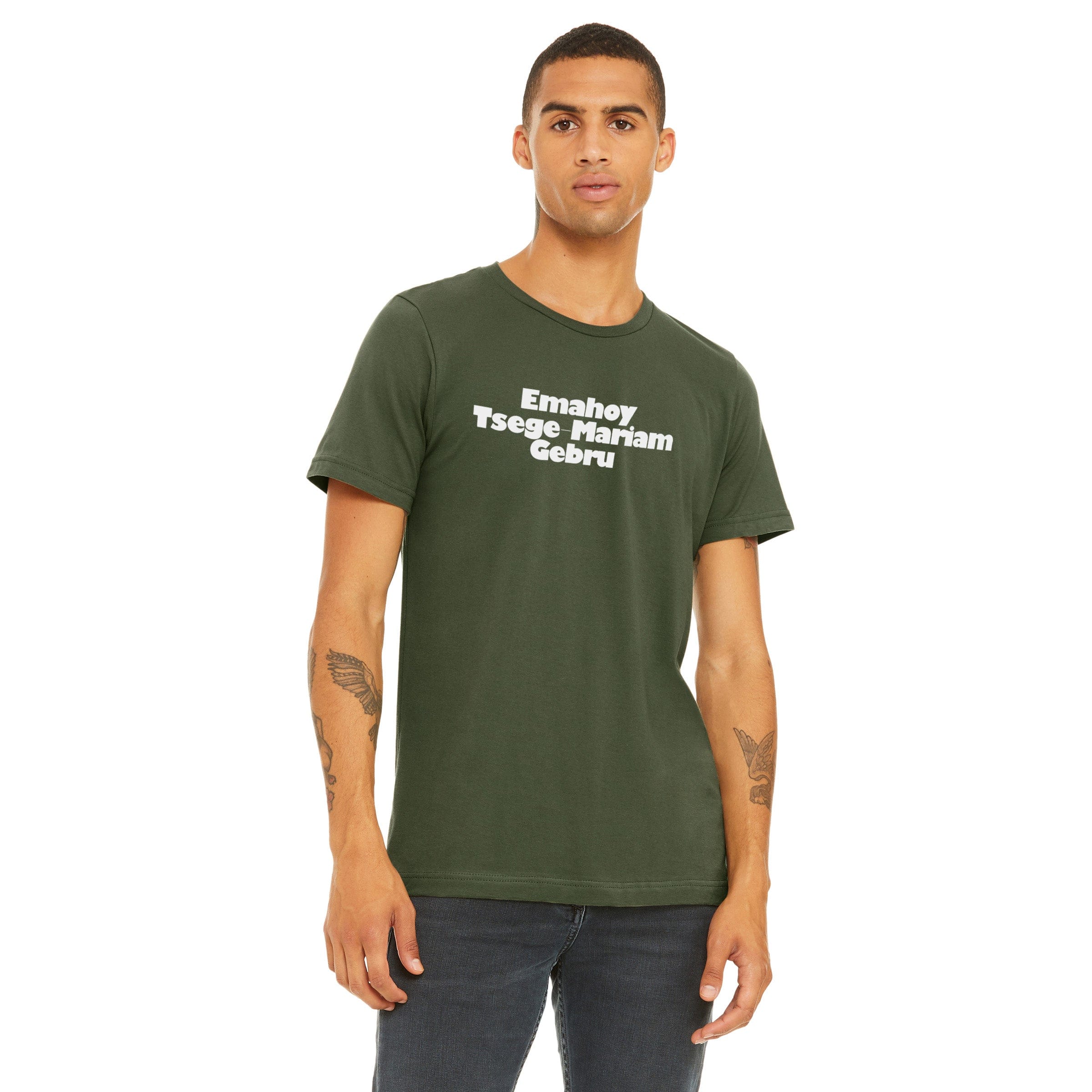 Emahoy Tsege-Miriam Gebru: Emblem T-Shirt - Image 2