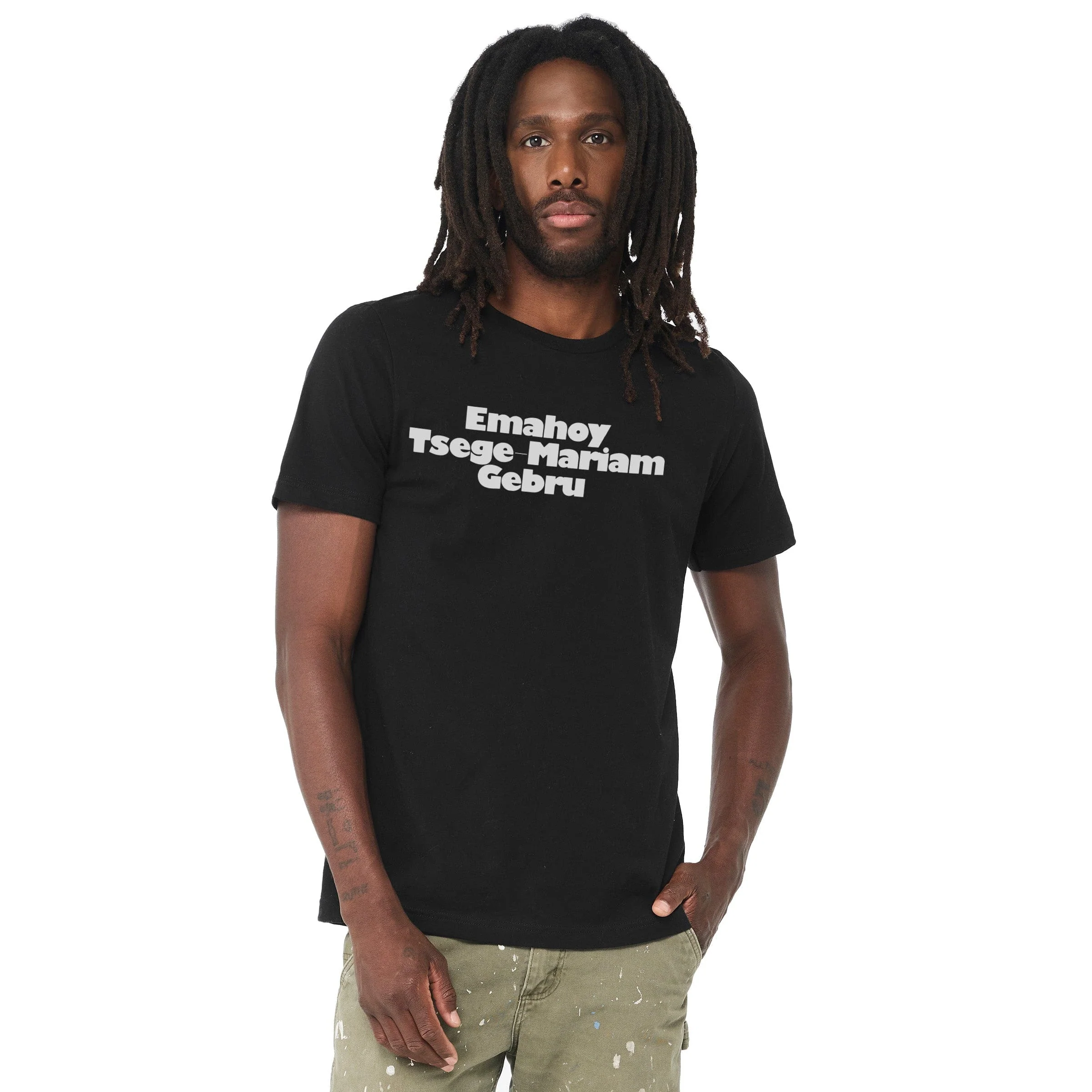 Emahoy Tsege-Miriam Gebru: Emblem T-Shirt - Image 4