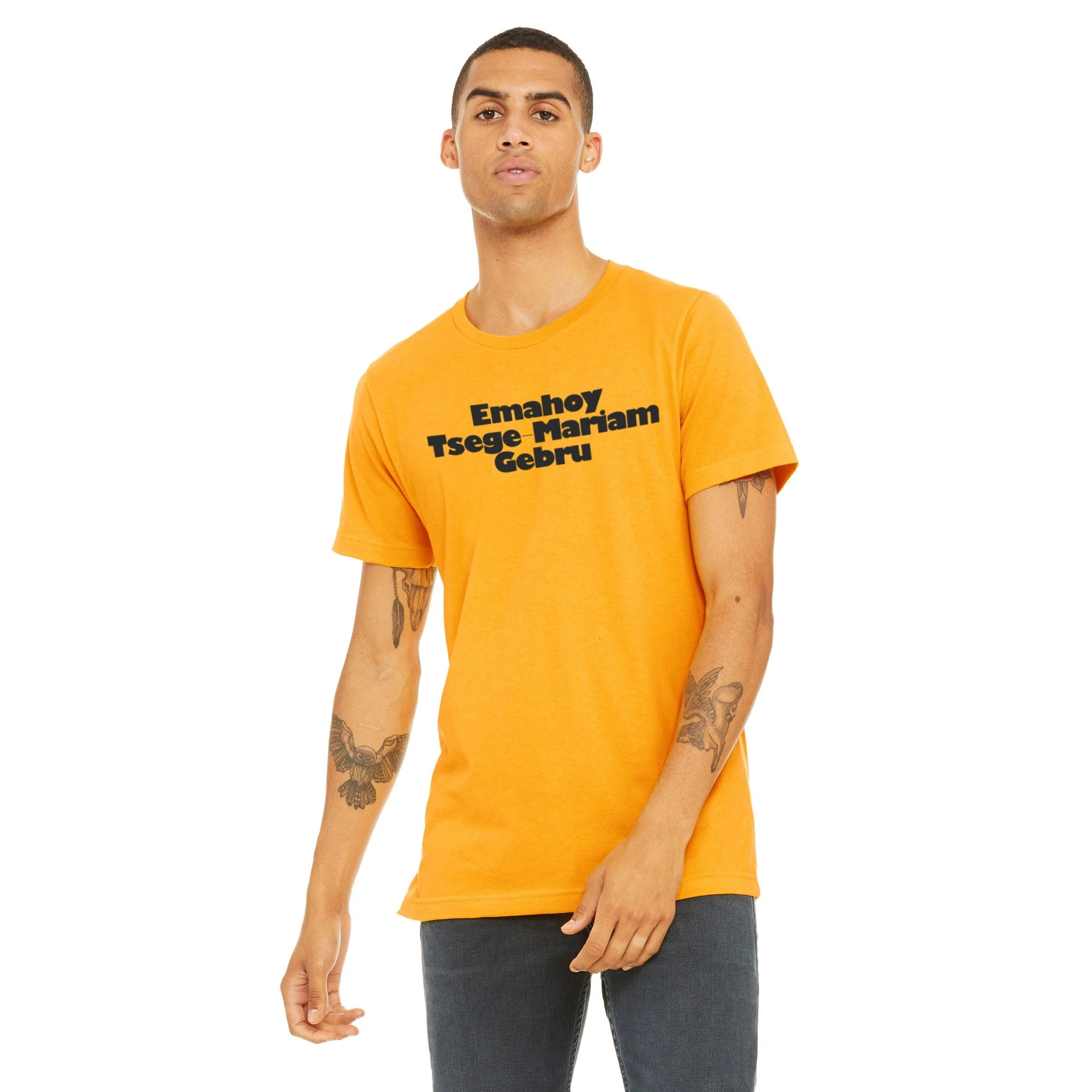 Emahoy Tsege-Miriam Gebru: Emblem T-Shirt - Image 6