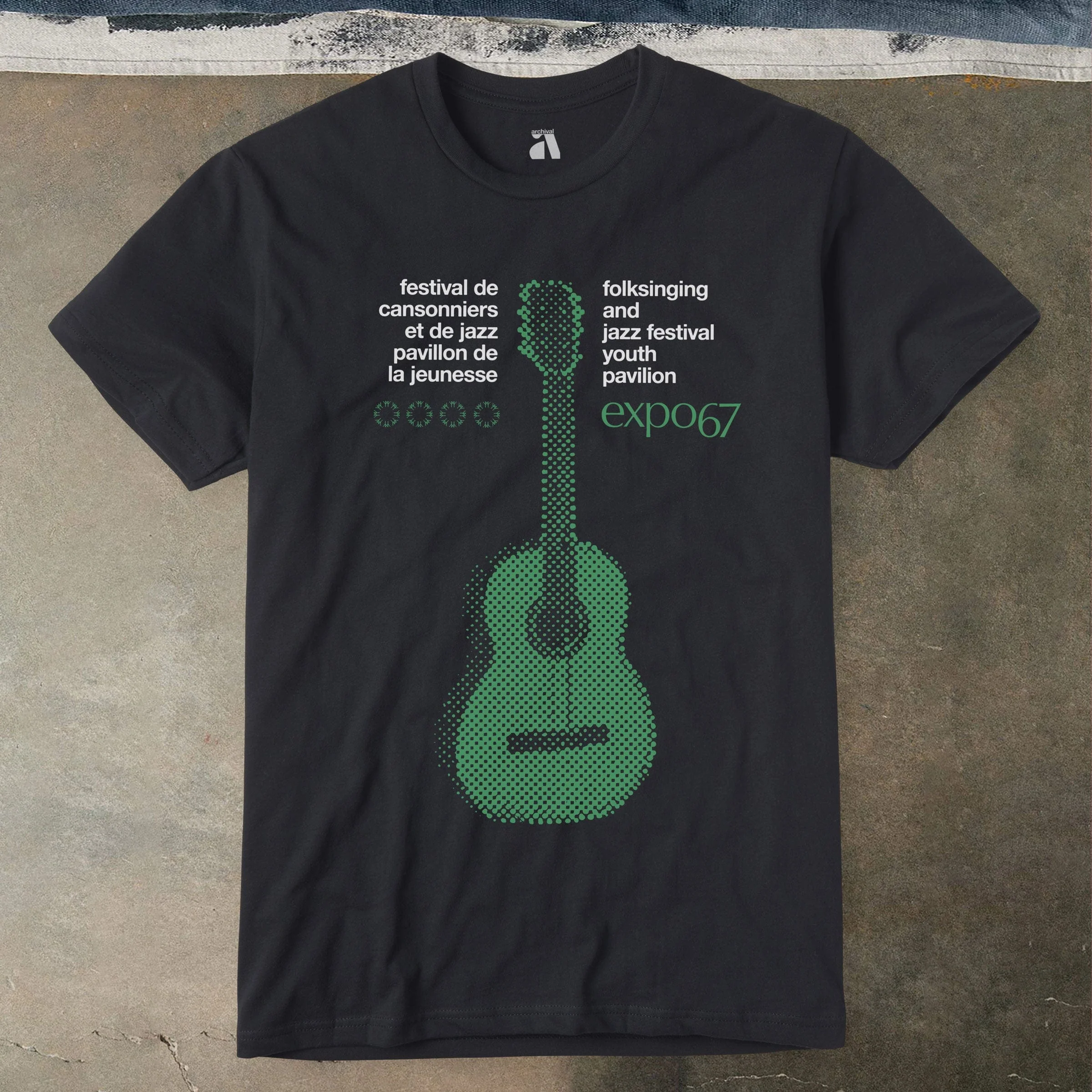 Expo 67: Folksinging & Jazz Festival T-Shirt - Image 3