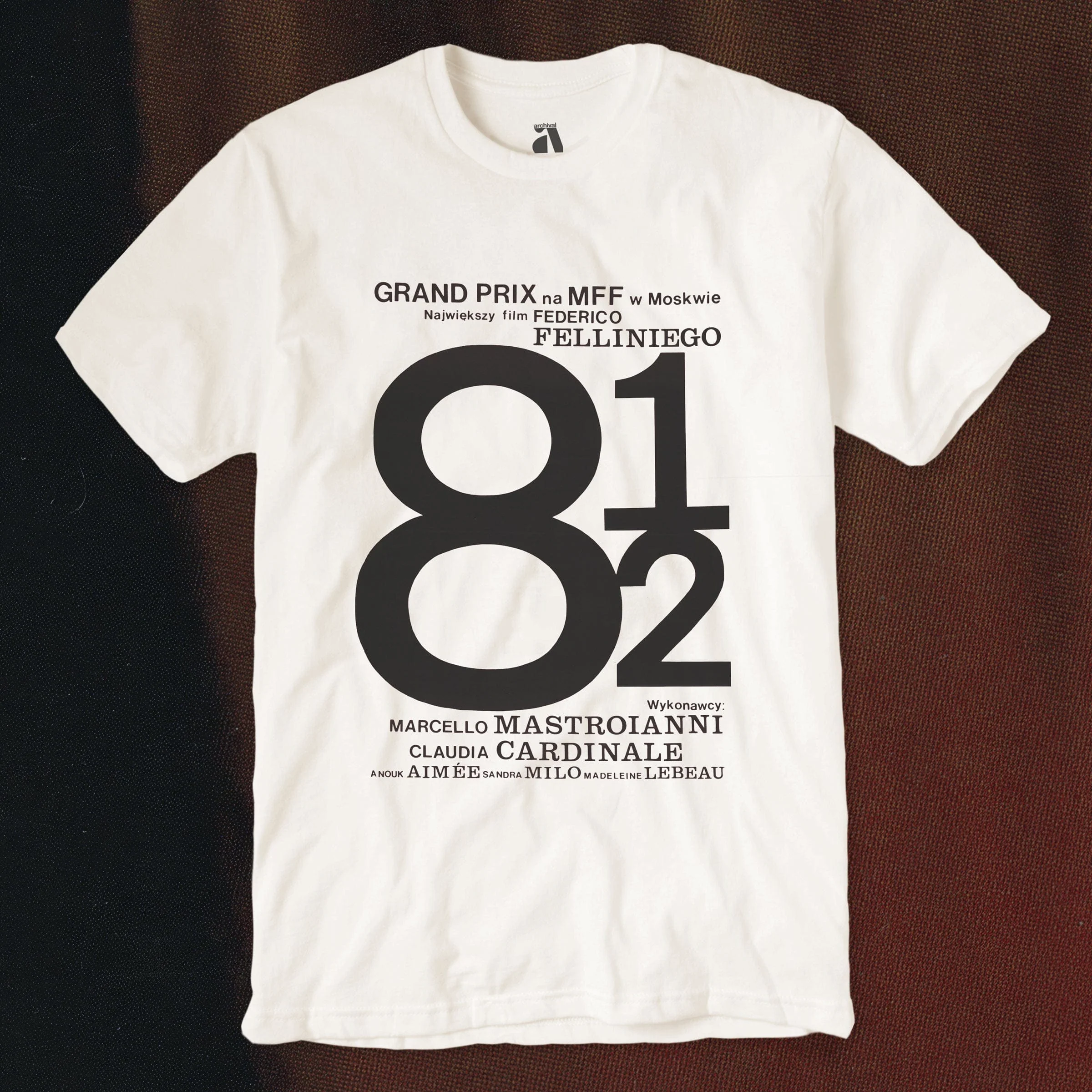 Fellini: "8 1/2" Moscow Film Fest T-Shirt - Image 11