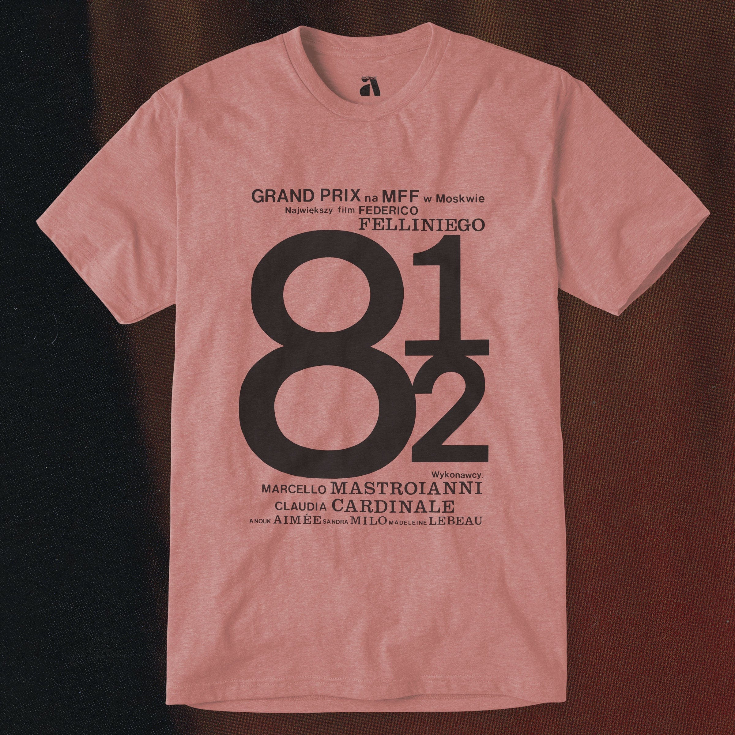 Fellini: "8 1/2" Moscow Film Fest T-Shirt - Image 9