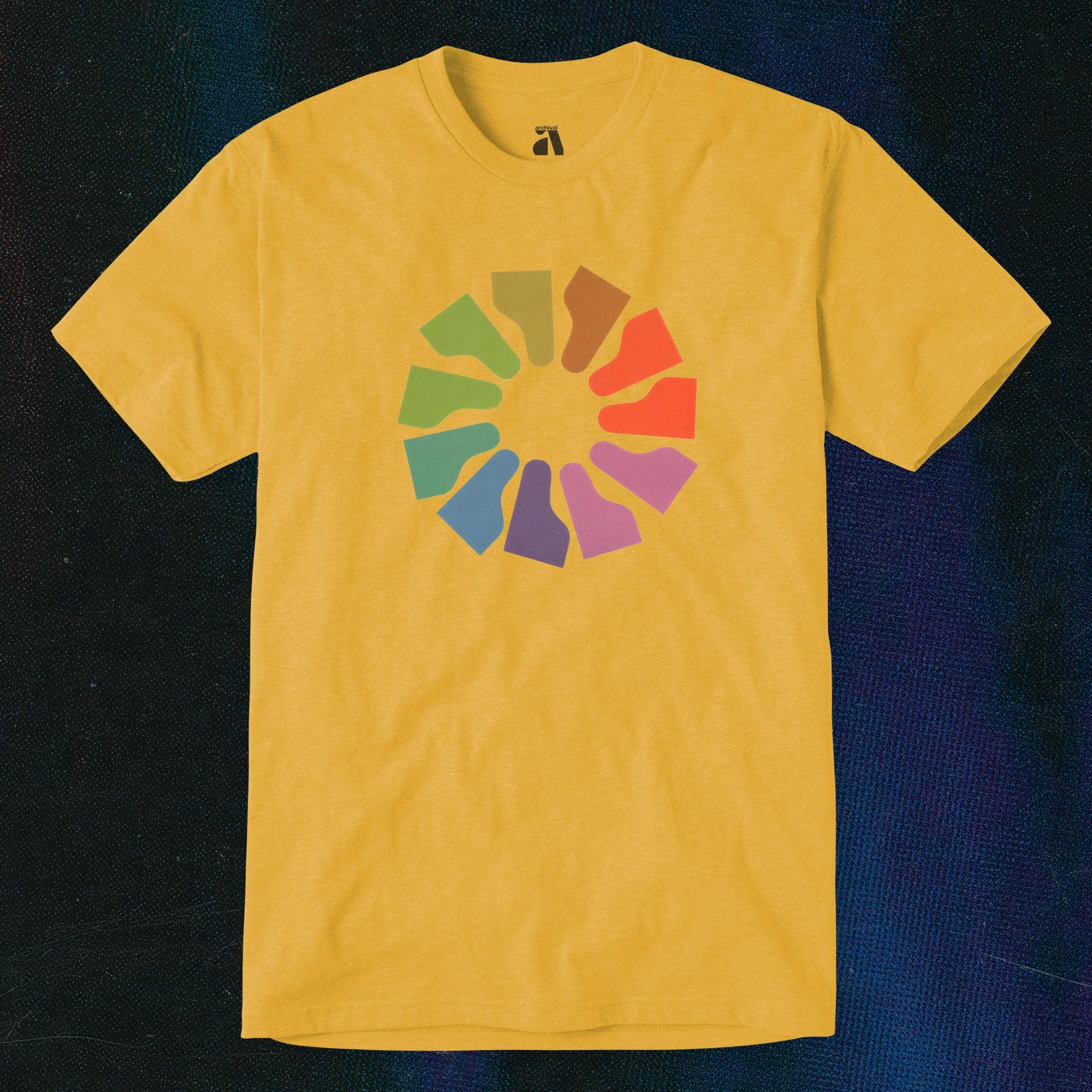 Grand Piano Technicolor T-Shirt - Image 3