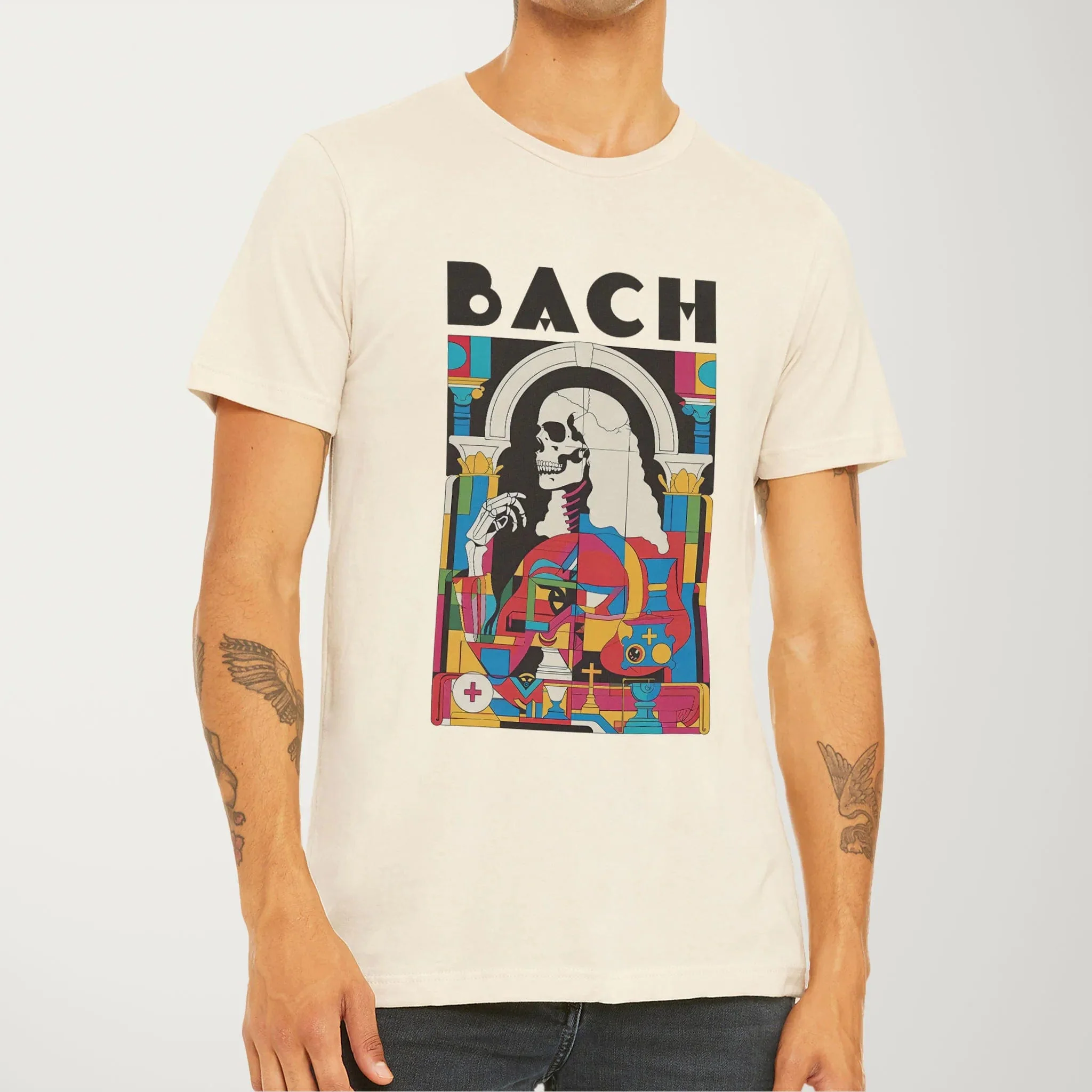 J.S. Bach: Skeleton T-Shirt - Image 35