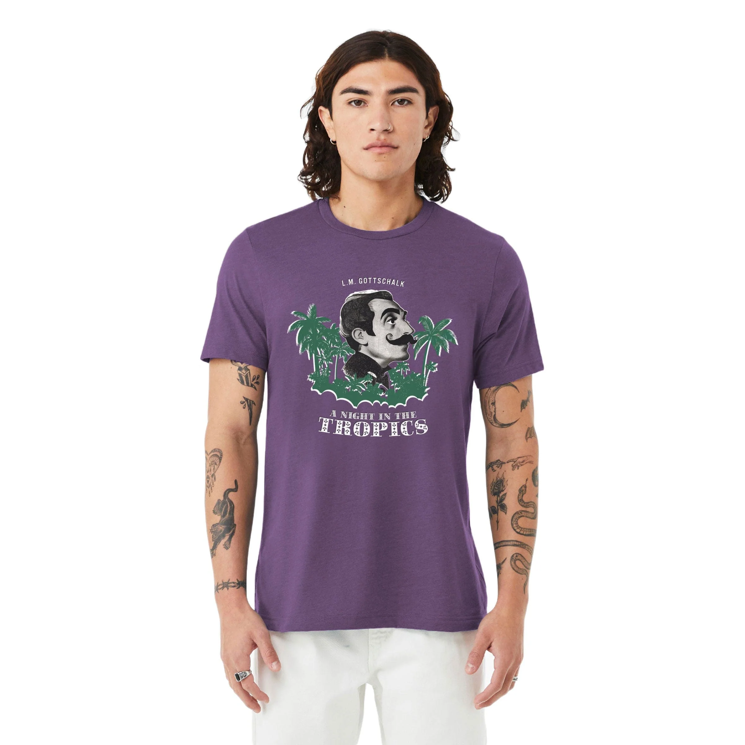 L.M. Gottschalk: A Night in the Tropics T-Shirt - Image 2