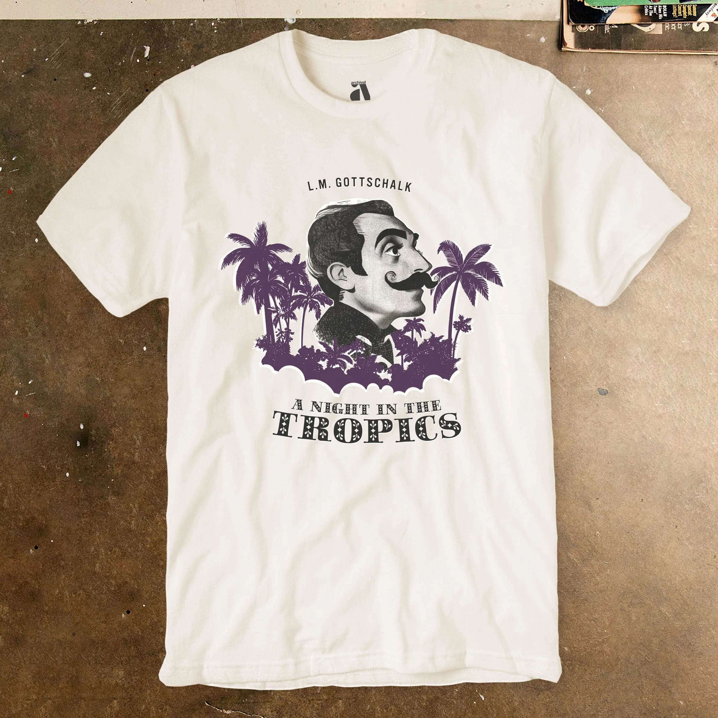 L.M. Gottschalk: A Night in the Tropics T-Shirt - Image 3