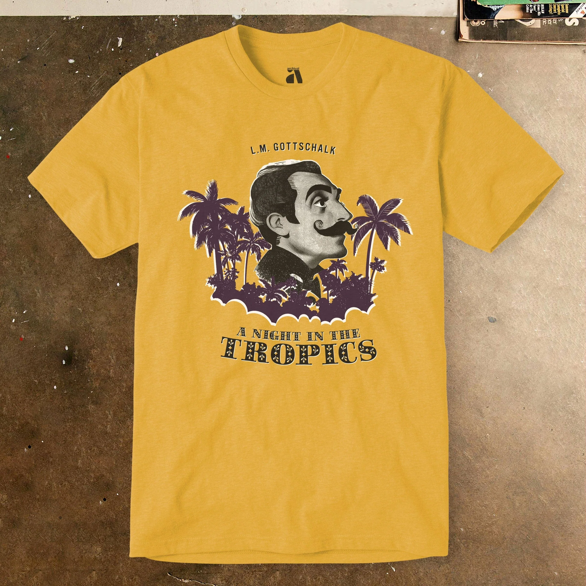 L.M. Gottschalk: A Night in the Tropics T-Shirt - Image 5