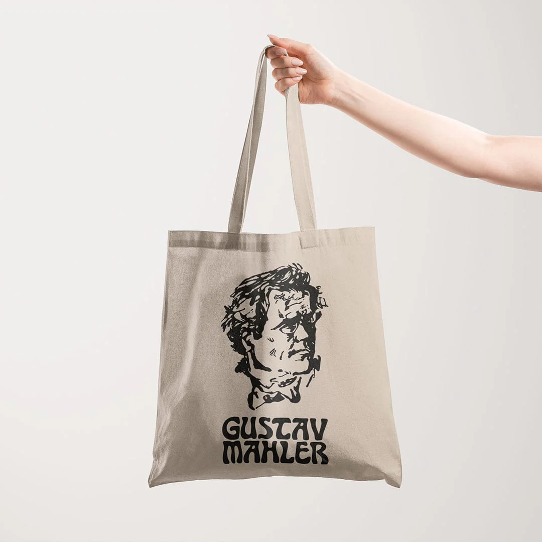 Mahler: Bernstein Cotton Canvas Tote Bag - Image 3
