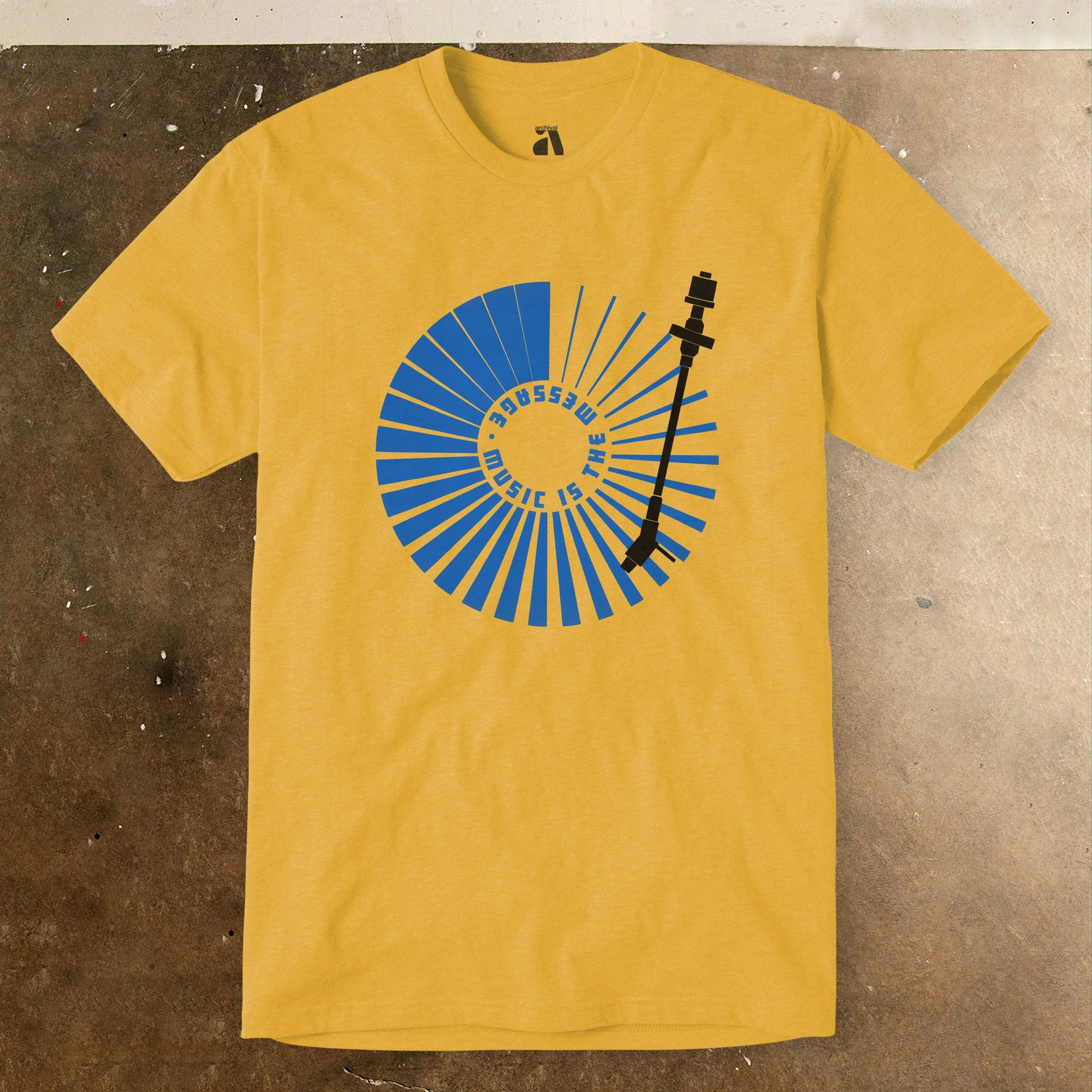 Vinyl LP: Music is the Message T-Shirt - Image 3